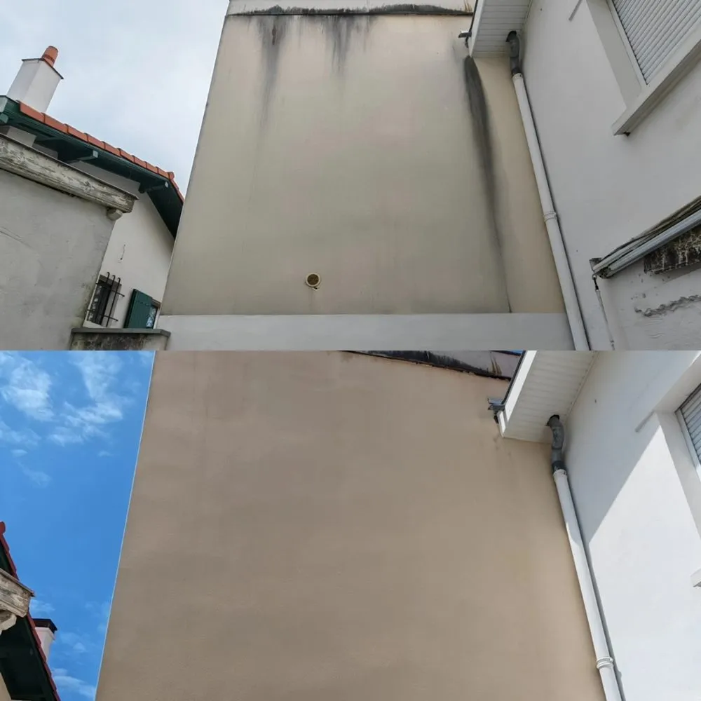 Facade propre apres nettoyage Hossegor