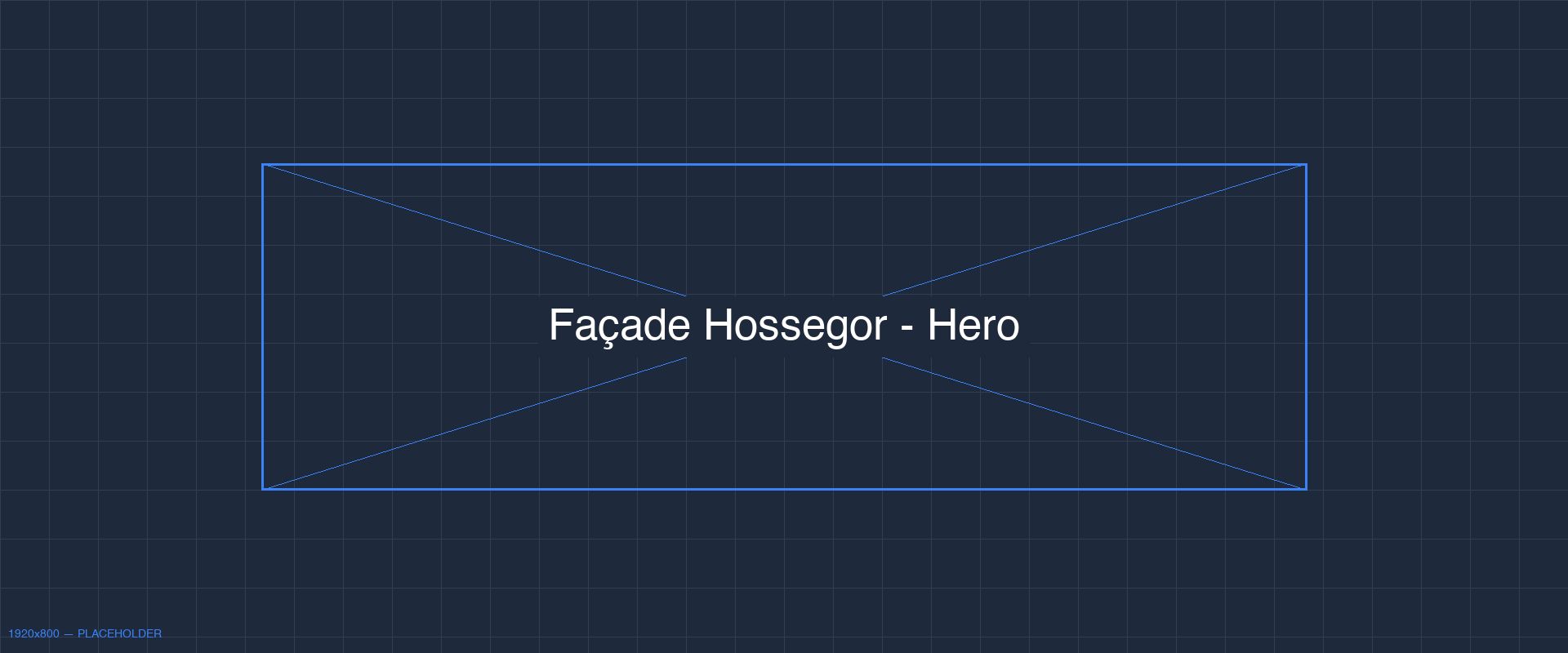 Façade entretenue d'une villa à Hossegor
